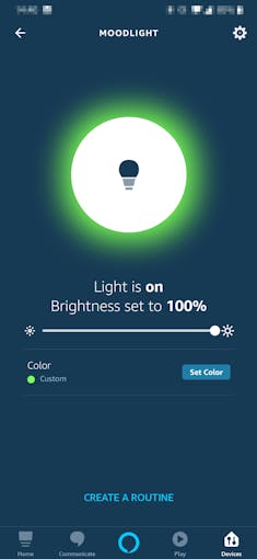 5/5: We can finally control our light's colour through Alexa!
