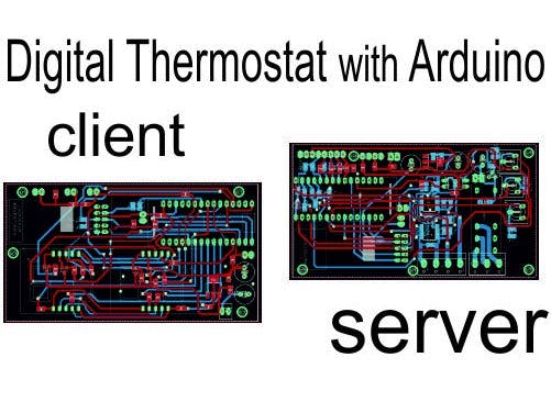 Thermostat for Burner and Boiler with Ethernet, Arduino