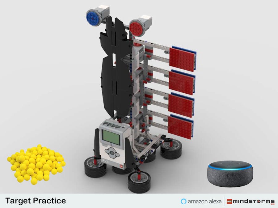 LEGO Target Practice powered by Mindstorms EV3 and Alexa