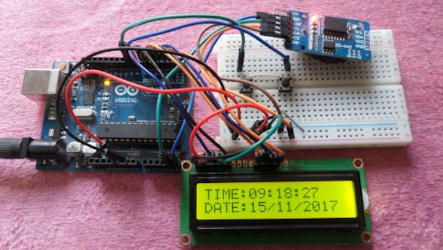 Real Time Clock With Arduino - Hackster.io