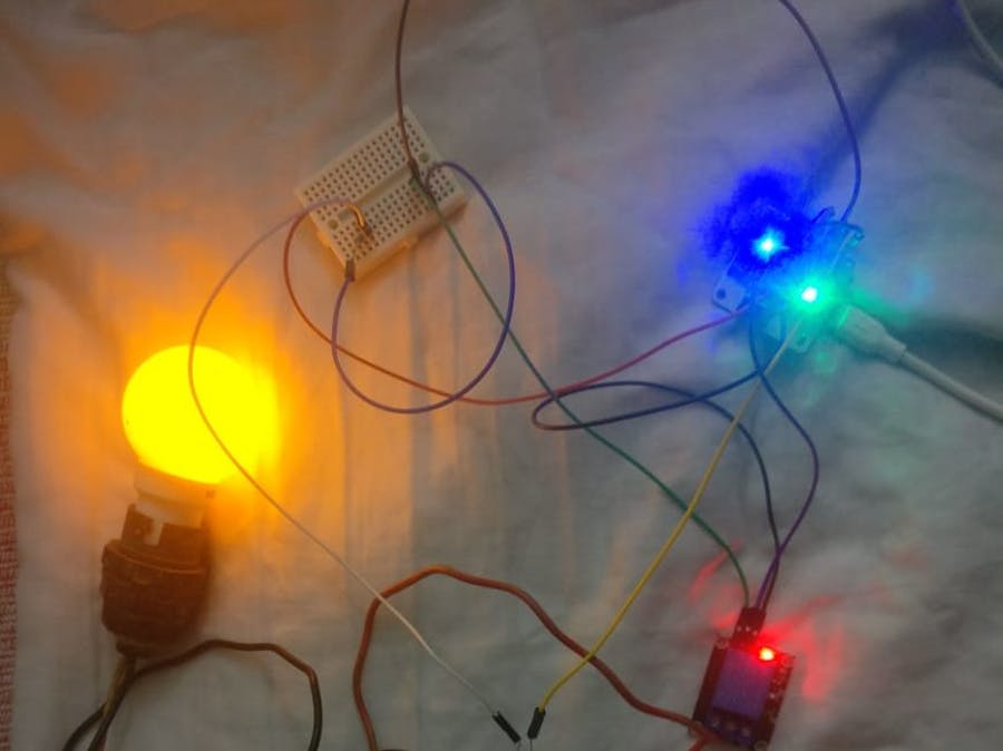 Auto Lightning Using IoT and ML