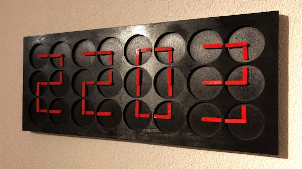 “Meta Clock” Combines the Digital and Analog to Create Kinetic Art ...