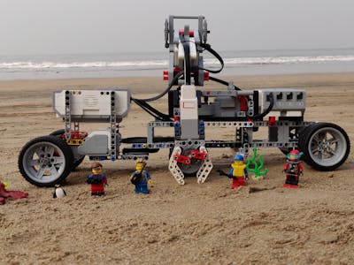 Shelly. A unique Alexa-powered Beach Clean Up Rover
