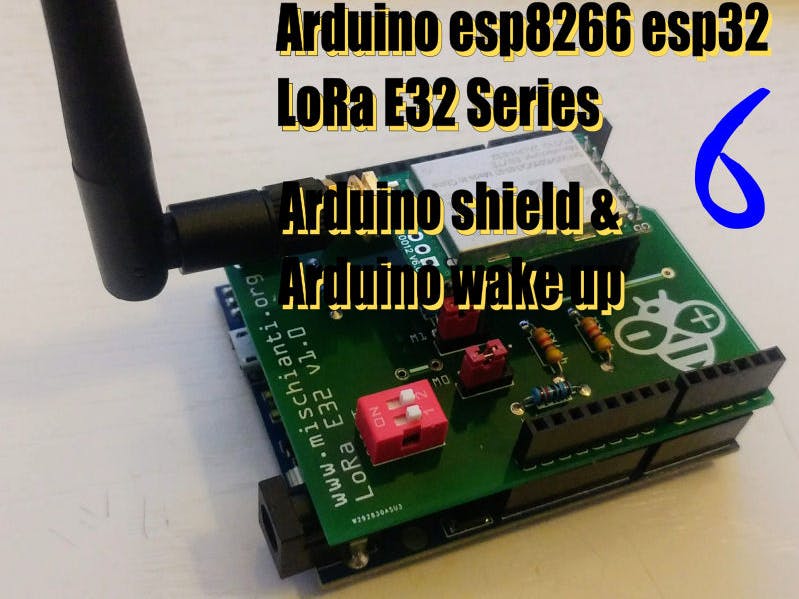LoRa E32 Device Arduino Shield (8Km Support)