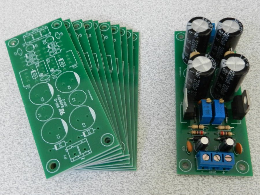 Adjustable Linear Double Output AC-DC Power Supply