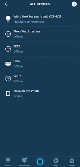 Select Your Echo device