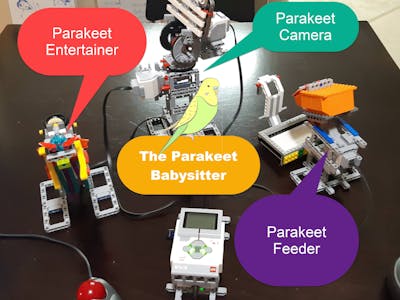 Parakeet Babysitting Robot
