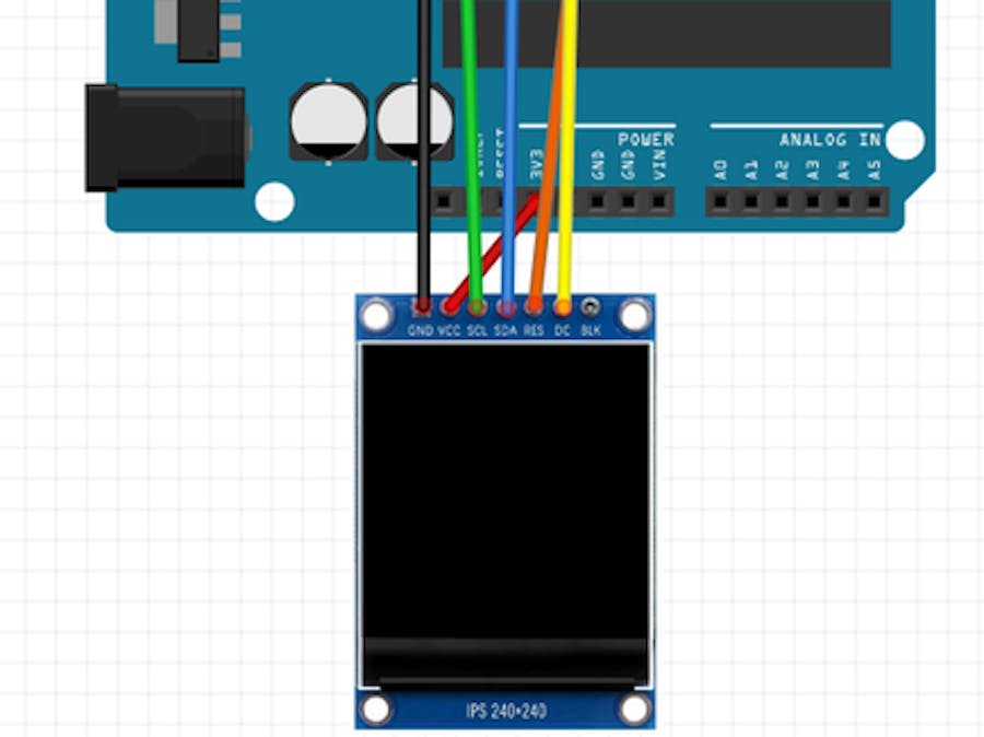 Project 020: Arduino 1.3 IPS TFT Display Project 