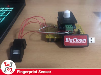 HARDWARIO IoT Kit Fingerprint Sensor