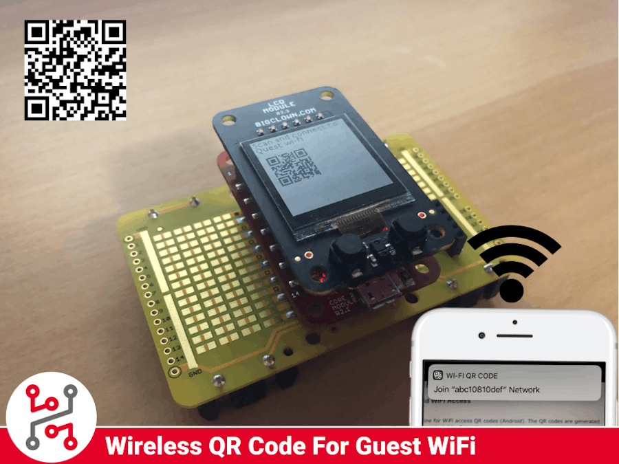 Wireless QR Code for Guest WiFi