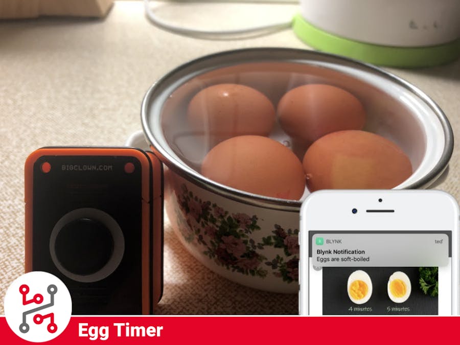 Egg Timer with a Button Kit