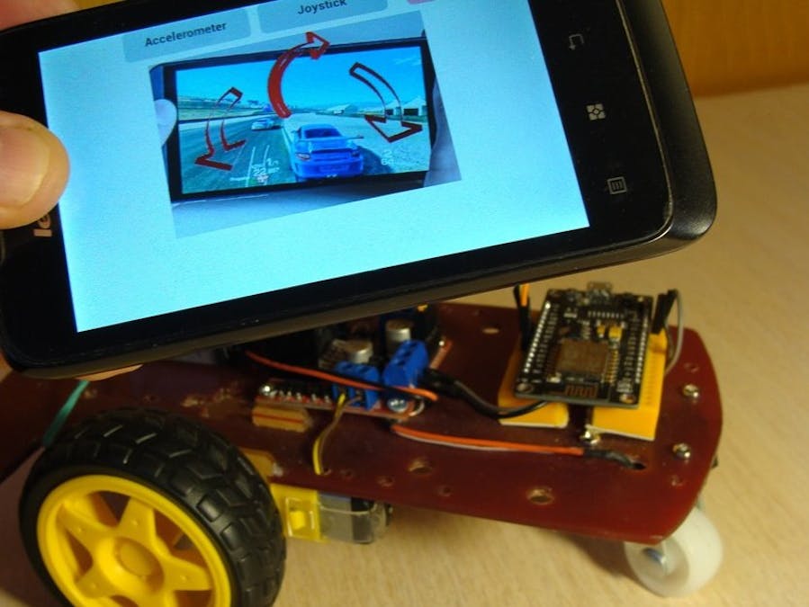 Car WiFi UDP NodeMCU Accelerometer Android & Speaker Arduino Project Hub