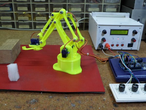 Record and Play Arduino 3D Printed Robotic Arm Arduino