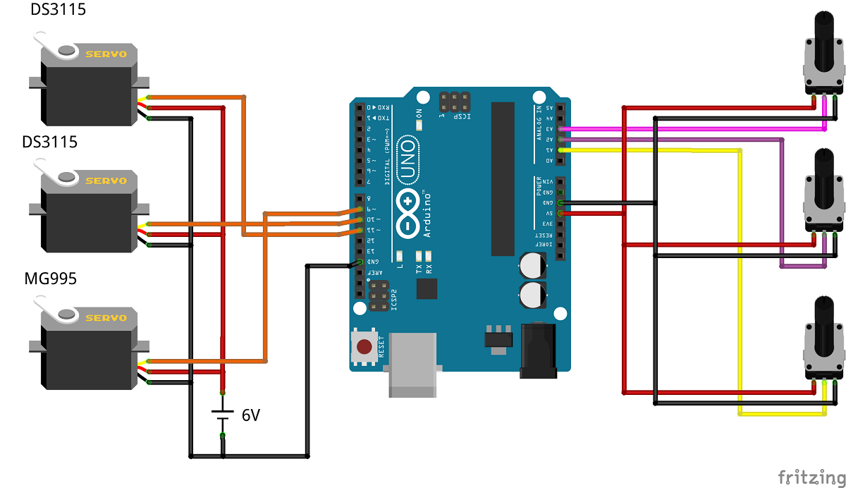 Arduino Robot Arm Code