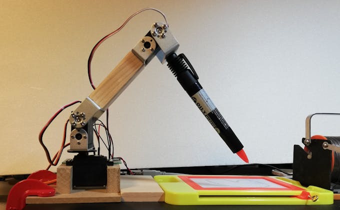 Robot Arm with Controller Circuit Diagram