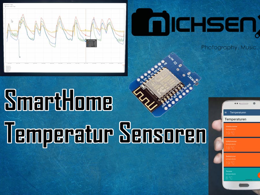 Temperature & Humidity via Wifi & ESP