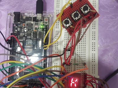 Morse Code with 18-Pin 16-Segment LED Display