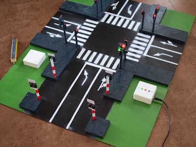 Intersection with Traffic Lights
