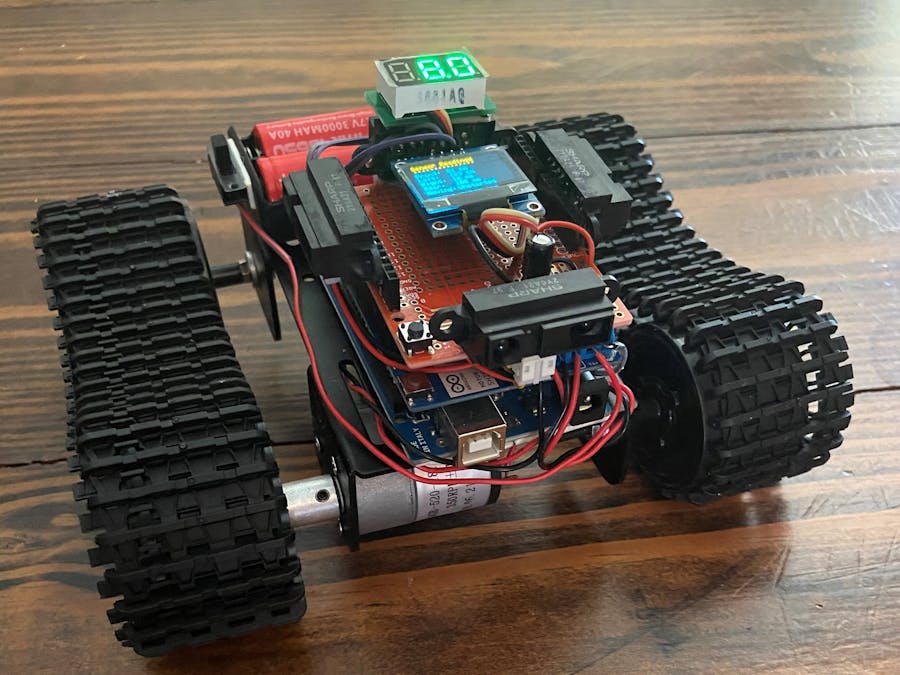 Autonomous Arduino Mega Track Robot