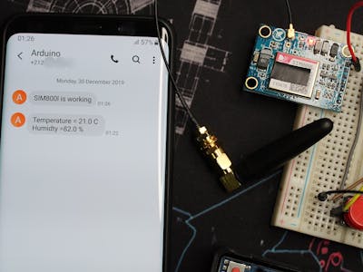Send SMS/Text From Arduino Using SIM800L GSM/GPRS Module