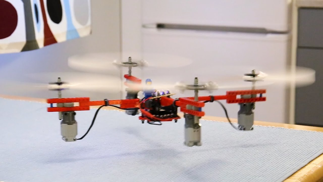 flying lego helicopter