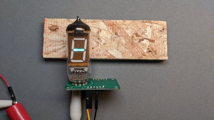 Test board to verify the placement of the sockets and how well the tube fits in the sockets.