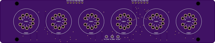 Tube board bottom.