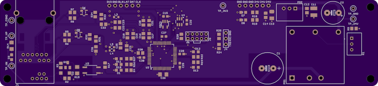 Controller board top.