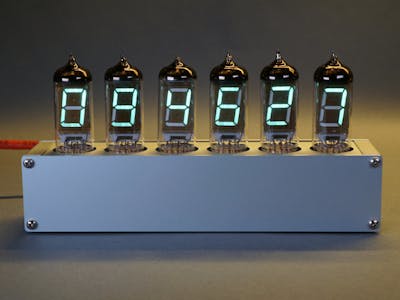 PoE-Powered VFD Tube Clock