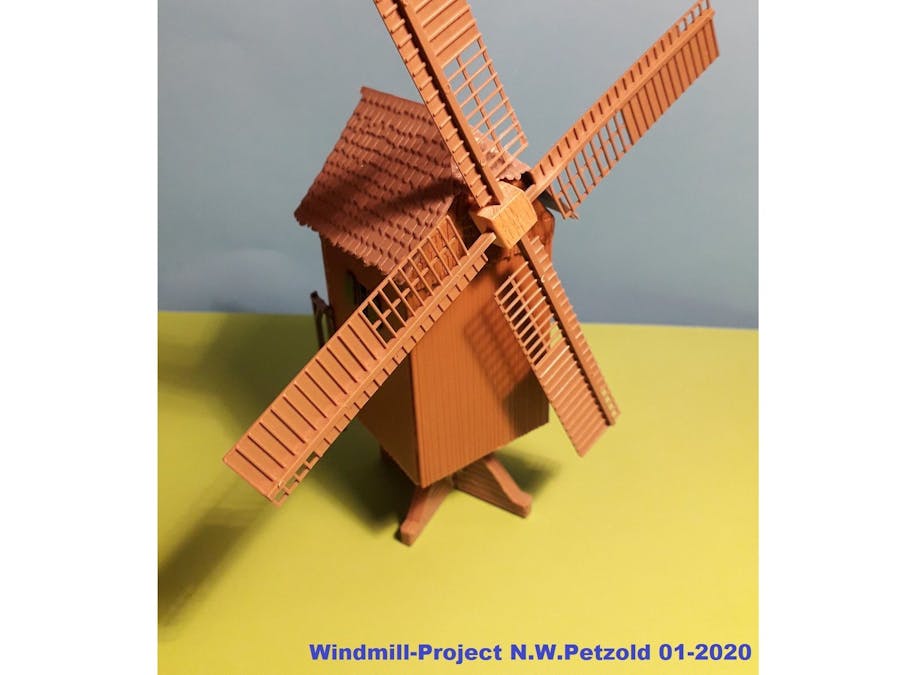 DIY: How to Make Popsicle Stick Windmill House - Easy Diorama