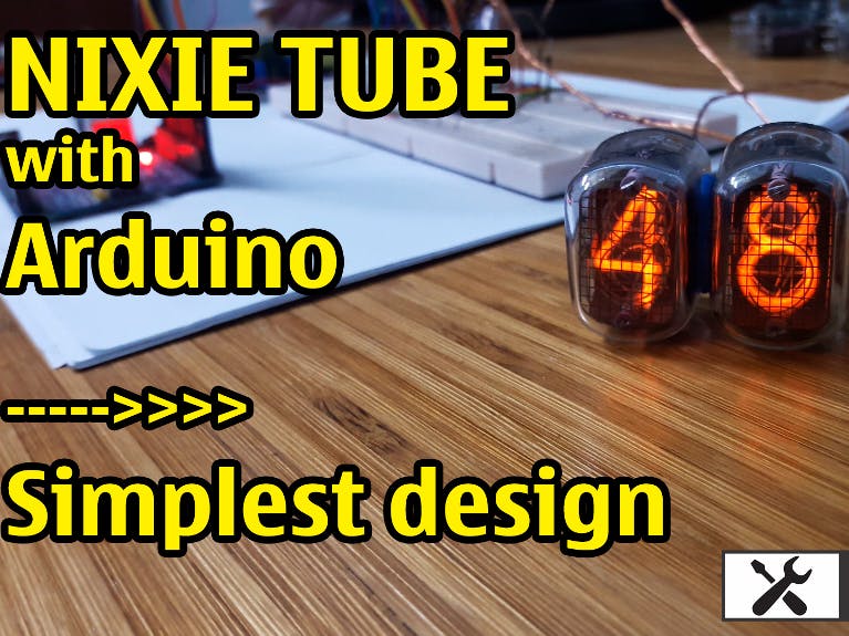 Nixie tube with Arduino || Simplest design with Opto