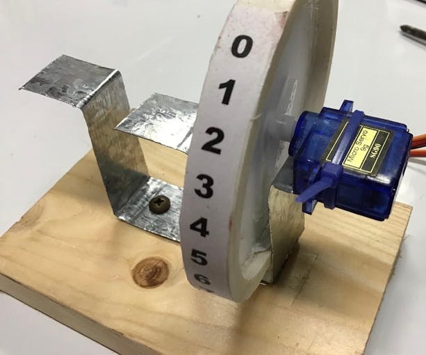 Servo clock with digital display Arduino Project Hub