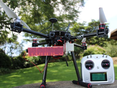 Air To Ground Display: Drone Mounted Ground Visible Display