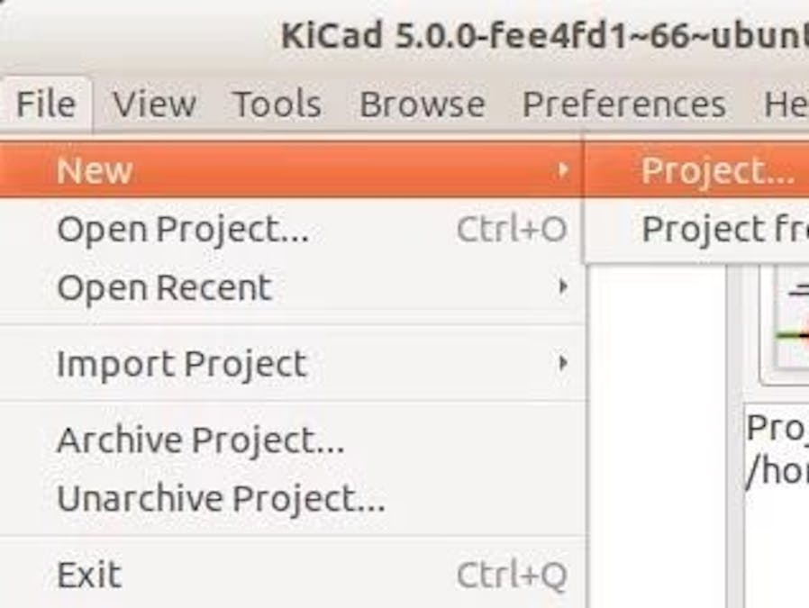 Start KiCad