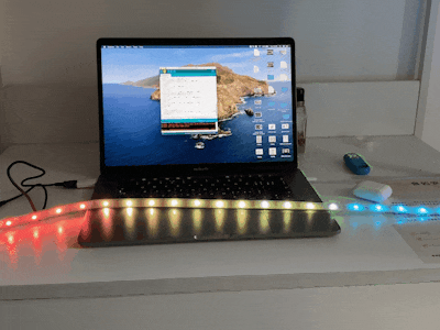 Visualize sorting algorithms with Arduino and LED strip