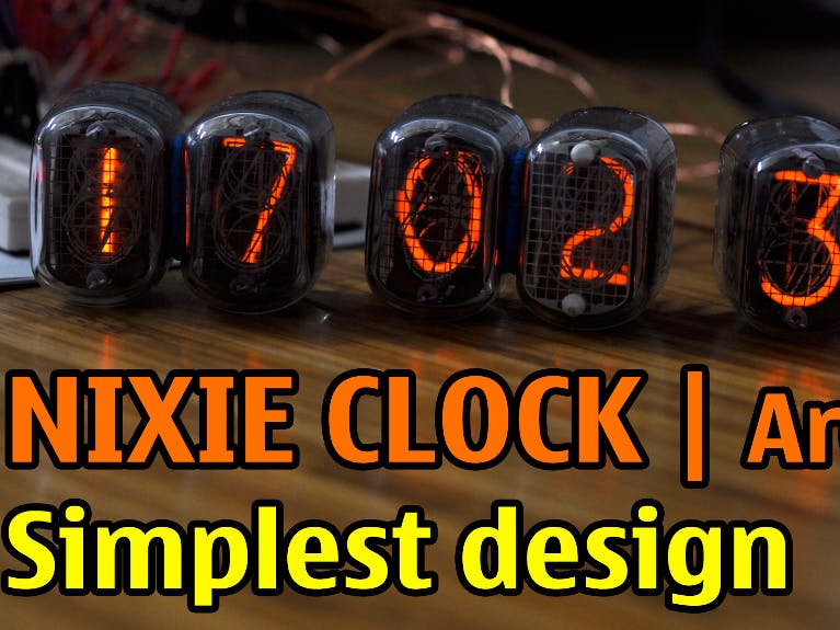 Nixie Clock with Arduino | Simplest Design