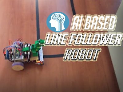 Artificial Intelligence (AI) Based Line Following Robot