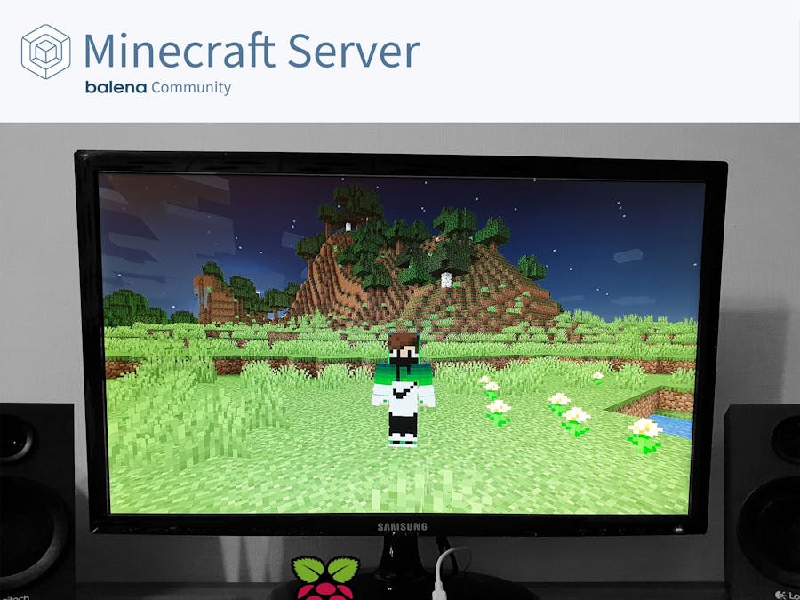 Create a Minecraft Server for the Raspberry Pi 4 with balena