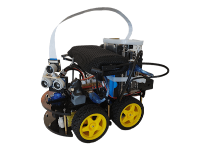 BatBot: an AI vision robot car with voice control app