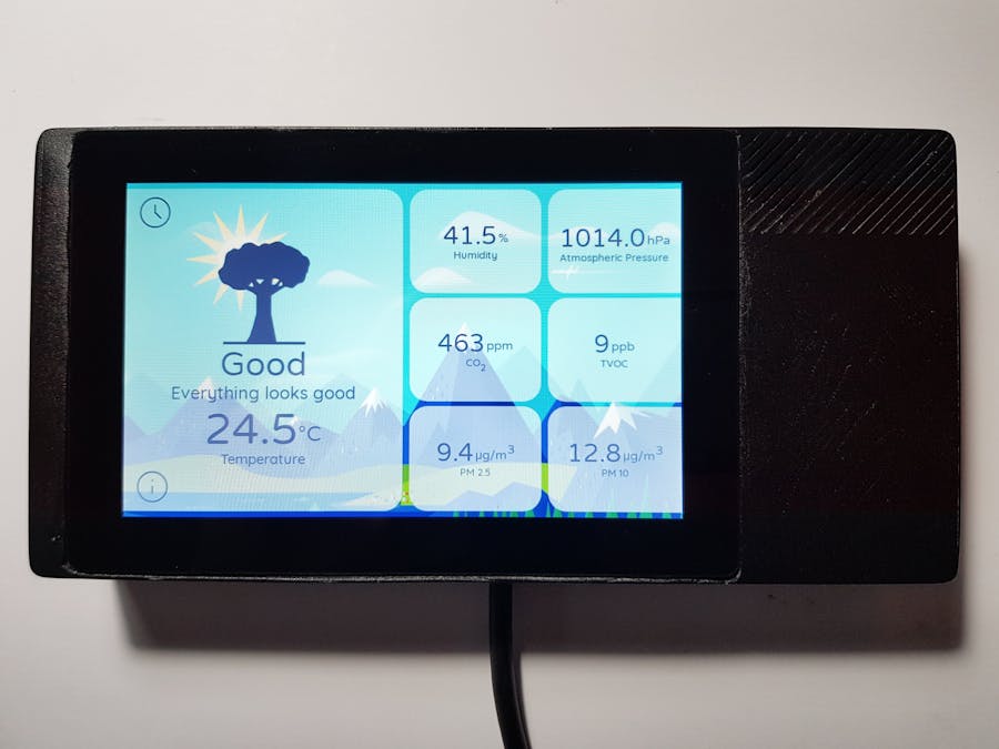 Temperature, Humidity and Indoor Air Quality sensors