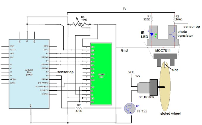 Dc Motor Speed Control And Measurement Arduino Project Hub