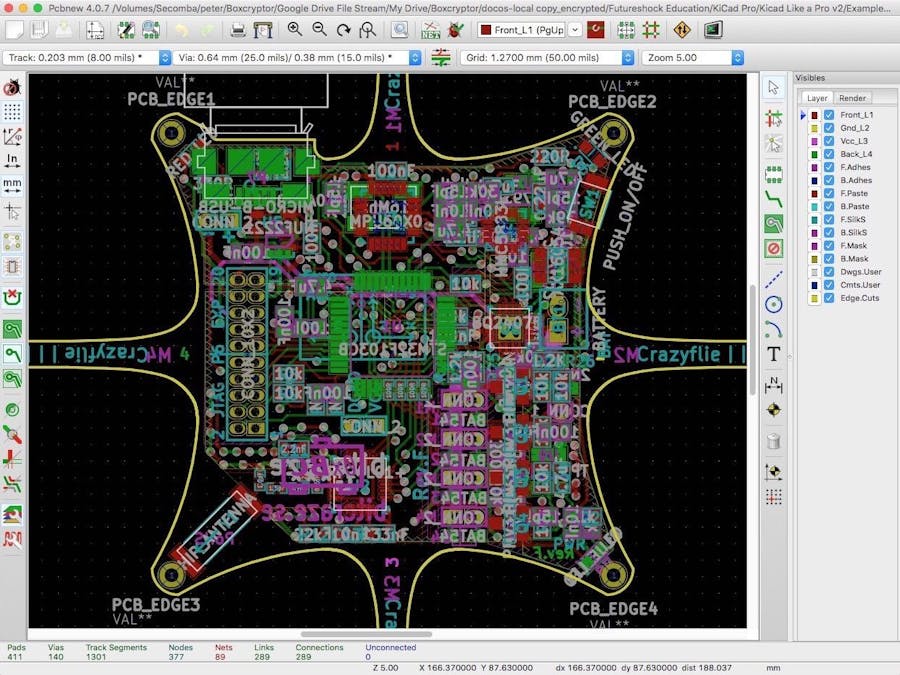 Layout In Pcbnew, KiCad’s layout editor