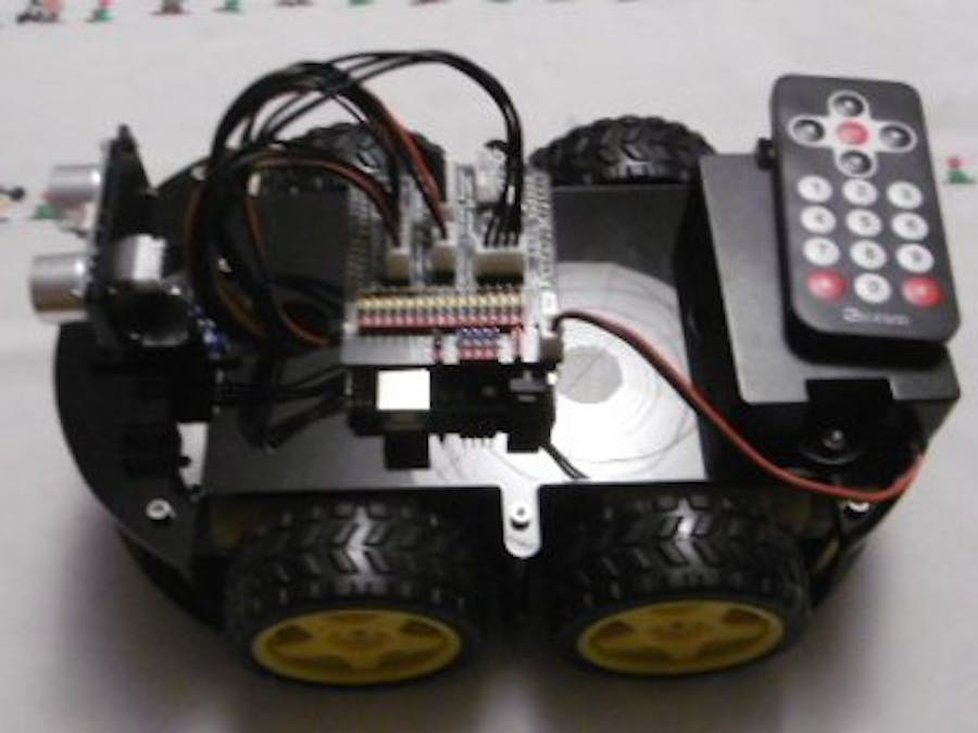 Command a robot with an IR remote control