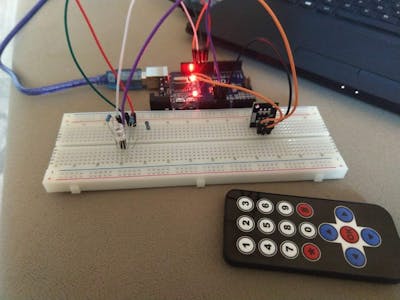 Control an RGB led with an IR remote