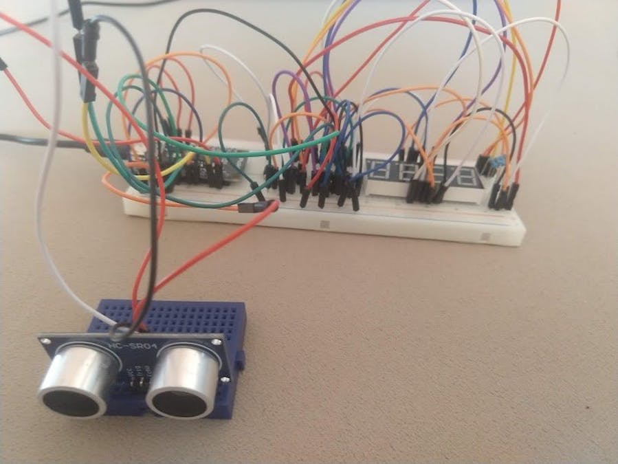 Ultrasonic range meter