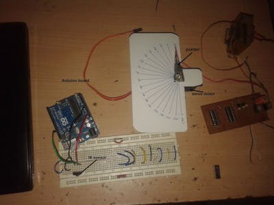 IR remote controlled DC servo motor using Arduino
