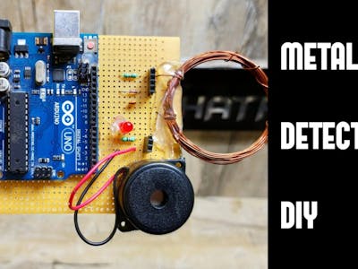 DIY Metal Detector using Arduino step by step