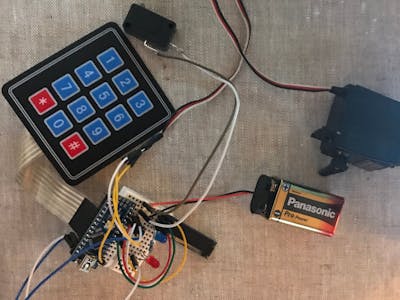 Keypad and oled display safe circiut