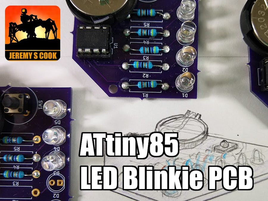ATtiny85 Blinker PCB