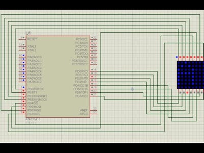Interfacing Atmega16 Microcontroller With Dot Matrix Display